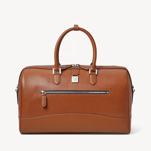 Flight Work Bag - Tan Saffiano