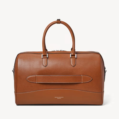 Flight Work Bag - Tan Saffiano
