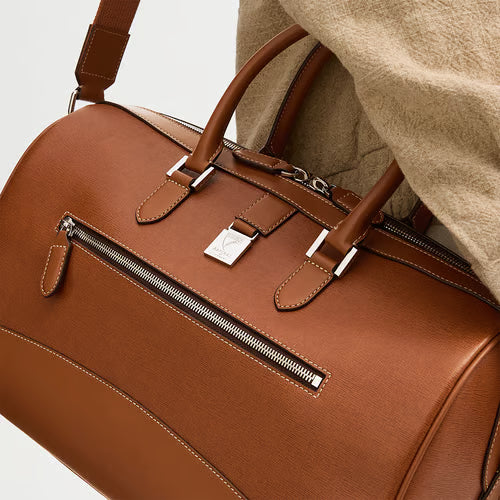 Flight Work Bag - Tan Saffiano
