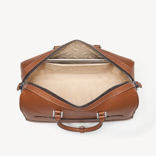 Flight Work Bag - Tan Saffiano