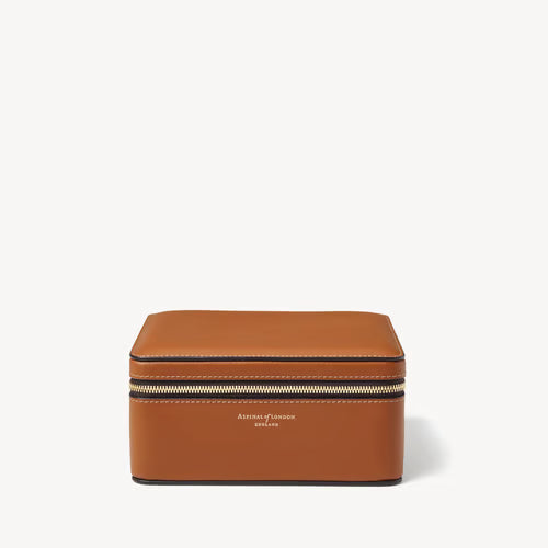 Travel Sunglasses Case - Smooth Tan