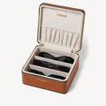 Travel Sunglasses Case - Smooth Tan