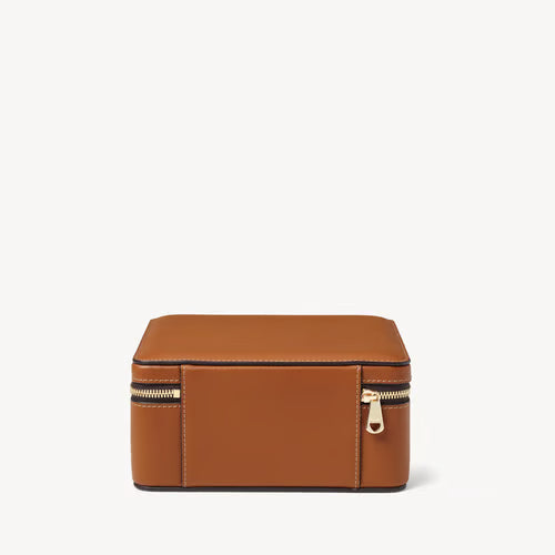 Travel Sunglasses Case - Smooth Tan