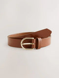 Tan Brown Regular Leather Belt